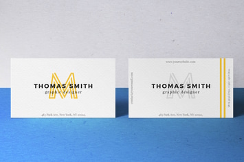 Realistic Business Card Mock-Up