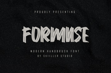 Formuse -Modern Handbrush Font
