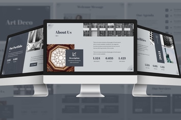 Art Deco - Luxury Google Slides Template