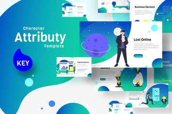 Attributy Character Keynote Template