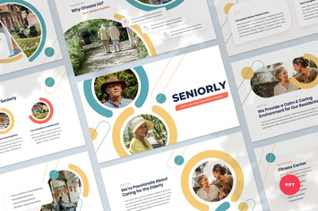 Senior Care PowerPoint Presentation Template