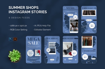 Summer Shops - Instagram Story