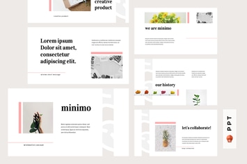 MINIMO - Minimalist Powerpoint Template