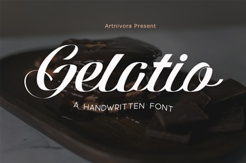 Gelatio - Script Font