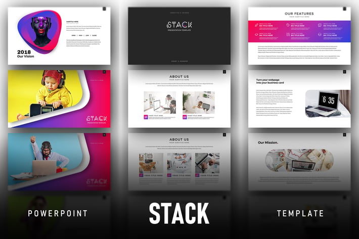 Stack PowerPoint Template