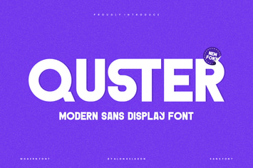 Quster - Modern Sans Font