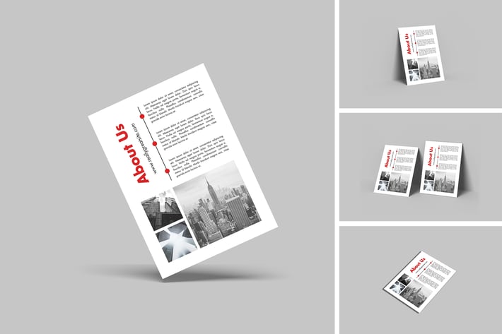 A4 flyer Mock-Up V.2