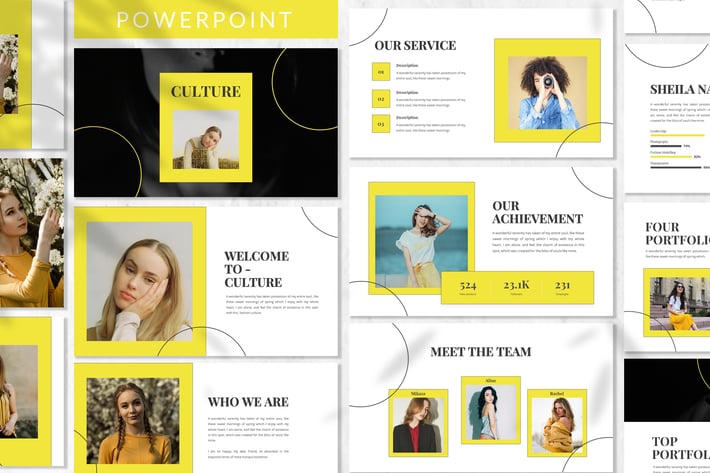 Culture - Fashion Powerpoint Template