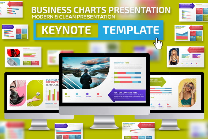 Business Charts Keynote Presentation