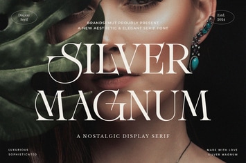 Silver Magnum - Nostalgic Display Serif Font