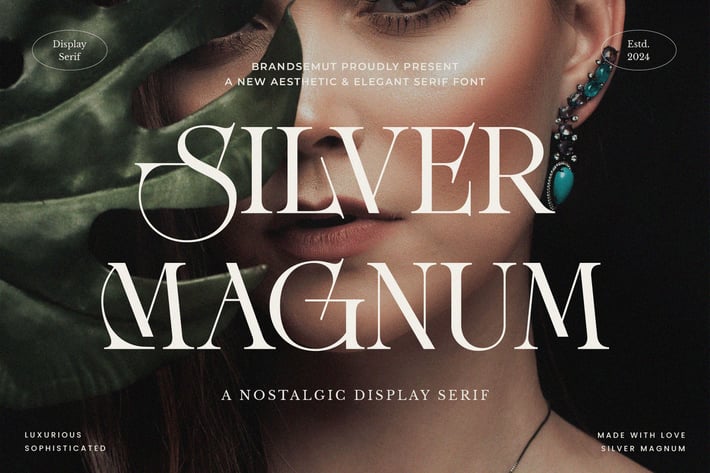 Silver Magnum - Nostalgic Display Serif Font