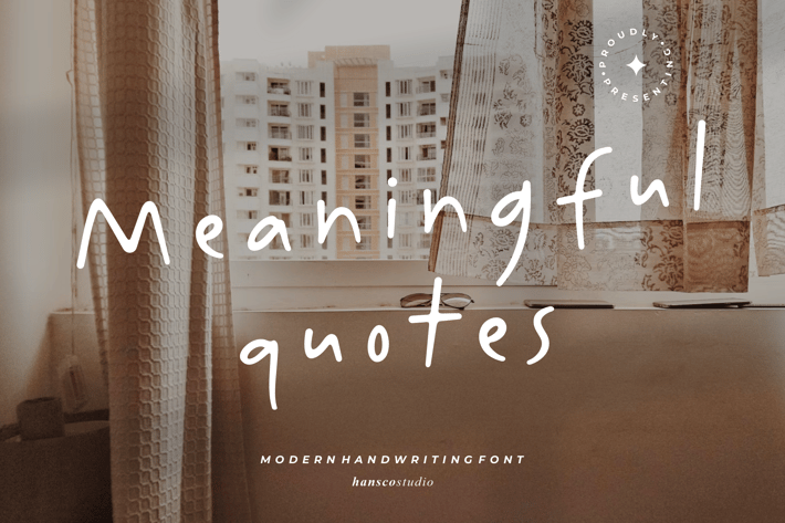 Meaningful Quote Font