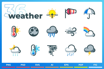 Weather Icons - Iconez