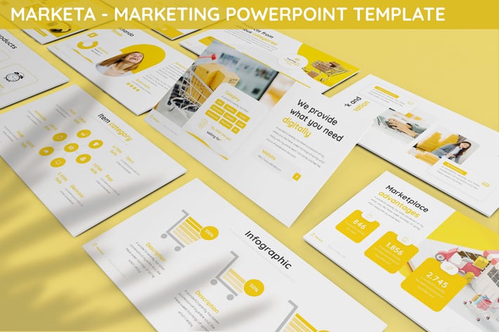 Marketa - Marketing Plan Powerpoint Template
