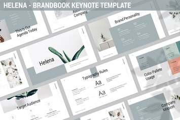 Helena - Brandbook Keynote Template
