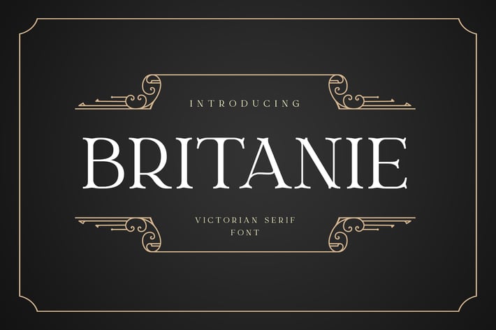 BRITANIE Vectorian Serif Font