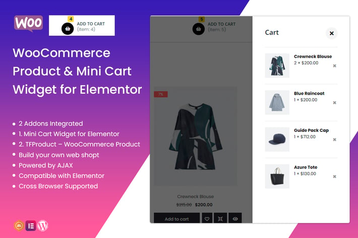 TFMiniCart&Product - WooCommerce Product, Mini Car