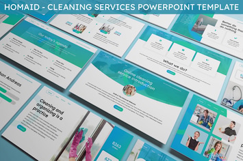 Homaid - Cleaning Services Powerpoint Template