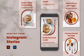 Healthy Food Instagram Stories