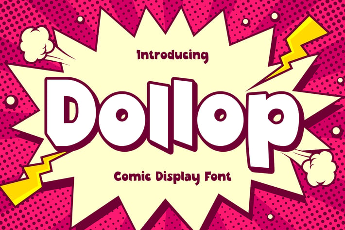 Dollop - Comic Display Font