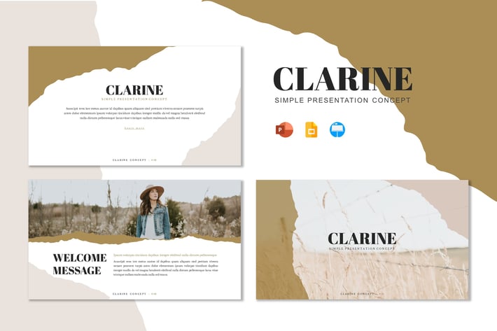Clarine - Presentation Template