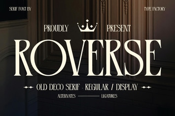 Roverse - Old Decorative Serif