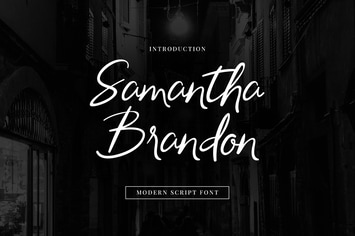Samantha Brandon Handwritten Font