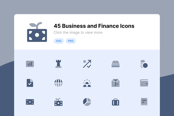 Business and Finance Duotone Icons