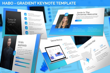 Habo - Gradient Keynote Template