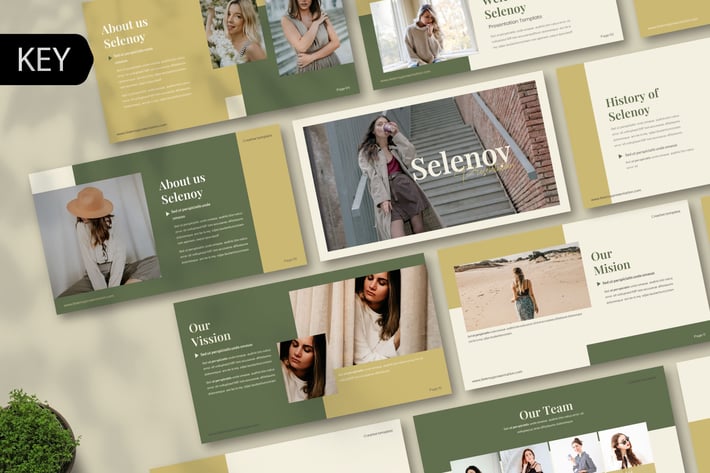 Selenoy creative Keynote template