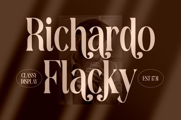 Richardo Flacky Modern Serif Font