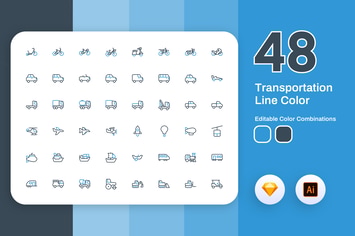 Transportation Line Color