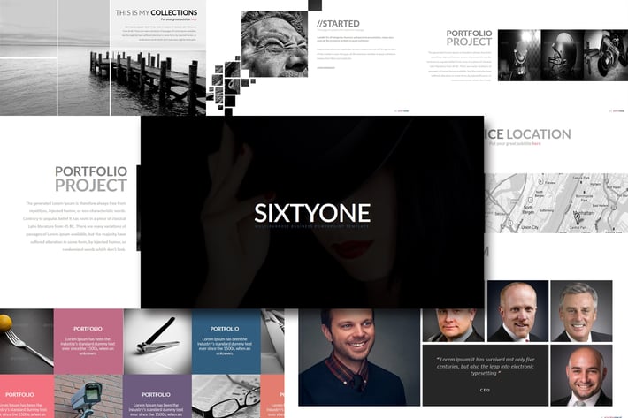 Sixty One - Powerpoint Template