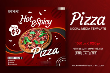 Pizza Promo Social media post