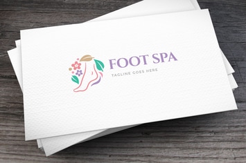 Foot Spa Logo Template