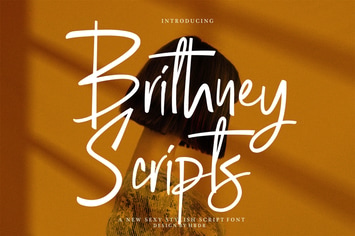 Brithney Scripts - Sexy Stylish Script Font