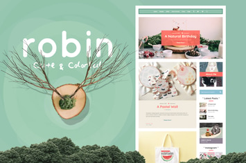 Robin - Cute & Colorful Blog Theme