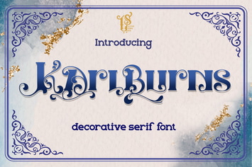 Karlburn - Serif Decorative Font