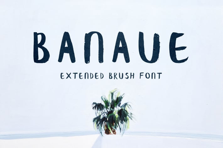 Banaue Extended Brush Font