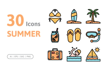 30 Summer Icons