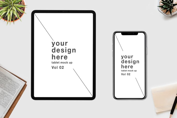 iPad and iPhone 11 Pro Mock Up