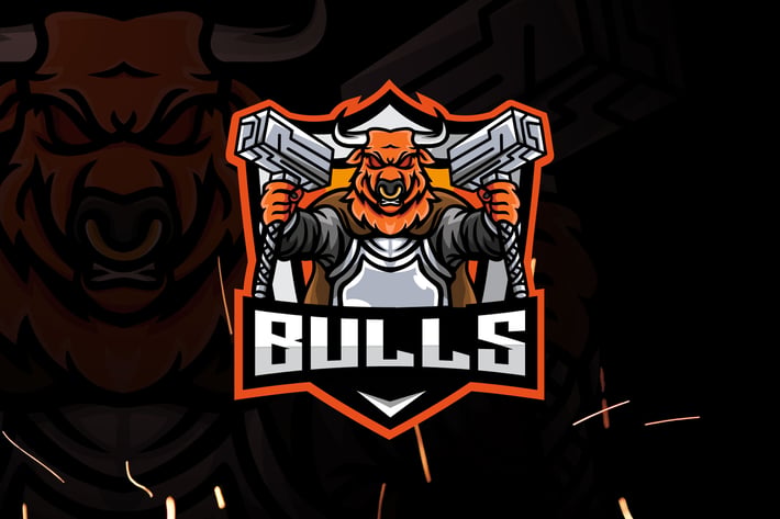 Bulls Esports - Mascot & Esport Logo