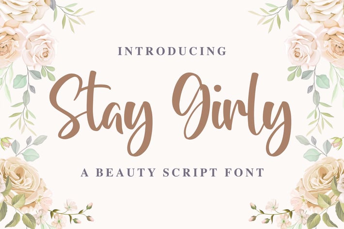  Stay Girly a Beauty Script Font