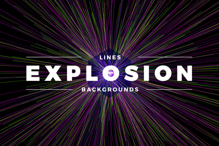 Lines Explosion Abstract Backgrounds