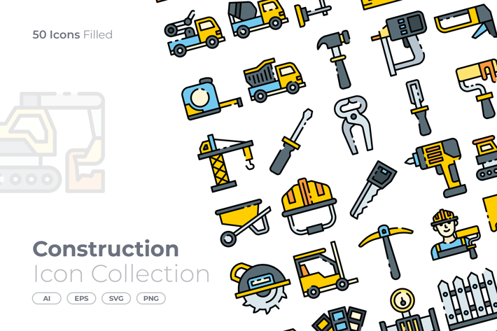 Construction Filled Icon