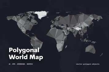Polygonal World Map