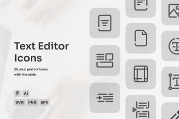 Text Editor Dashed Line Icon