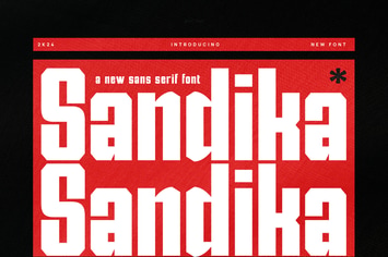 Sandika - Modern Sans Serif Font
