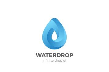 Droplet Logo Water Liquid Drink Drop infinity