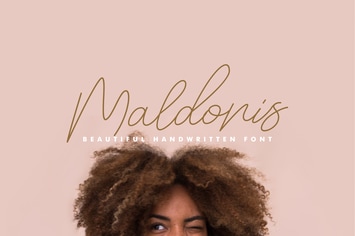 Maldonis Monoline Script Font